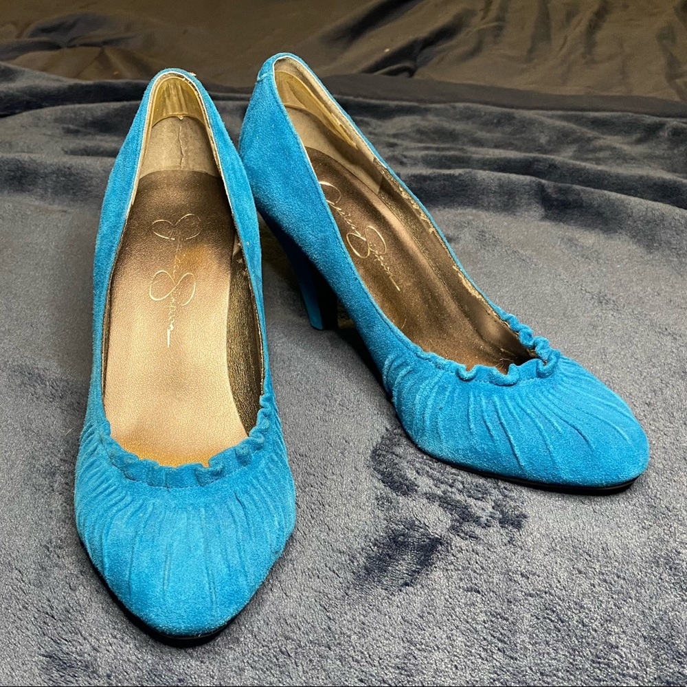 Jessica Simpson Blue High Heels
